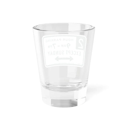 NYCDOT R7-182R (New York) (Road Sign) Shot Glass 1.5oz - Go Mug Yourself