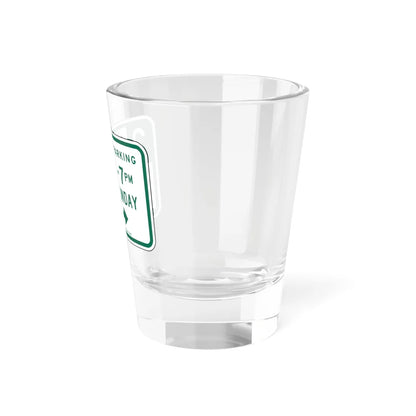 NYCDOT R7-182R (New York) (Road Sign) Shot Glass 1.5oz - Go Mug Yourself