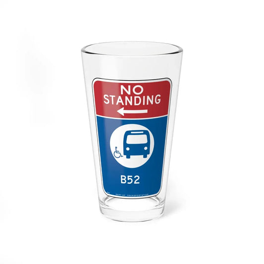 NYCDOT R7-61 (New York) (Road Sign) Pint Glass 16oz 16oz - Go Mug Yourself
