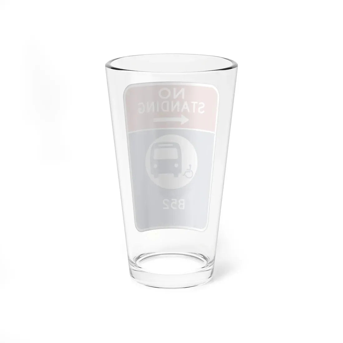 NYCDOT R7-61 (New York) (Road Sign) Pint Glass 16oz - Go Mug Yourself