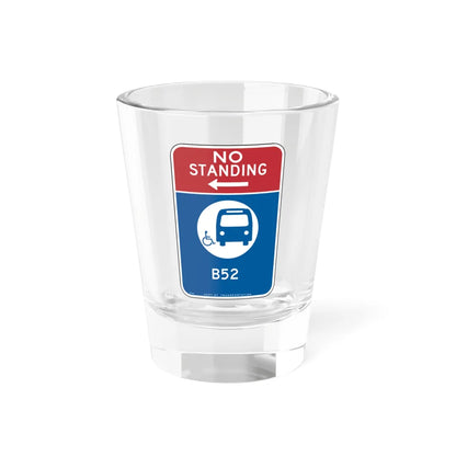 NYCDOT R7-61 (New York) (Road Sign) Shot Glass 1.5oz 1.5oz - Go Mug Yourself