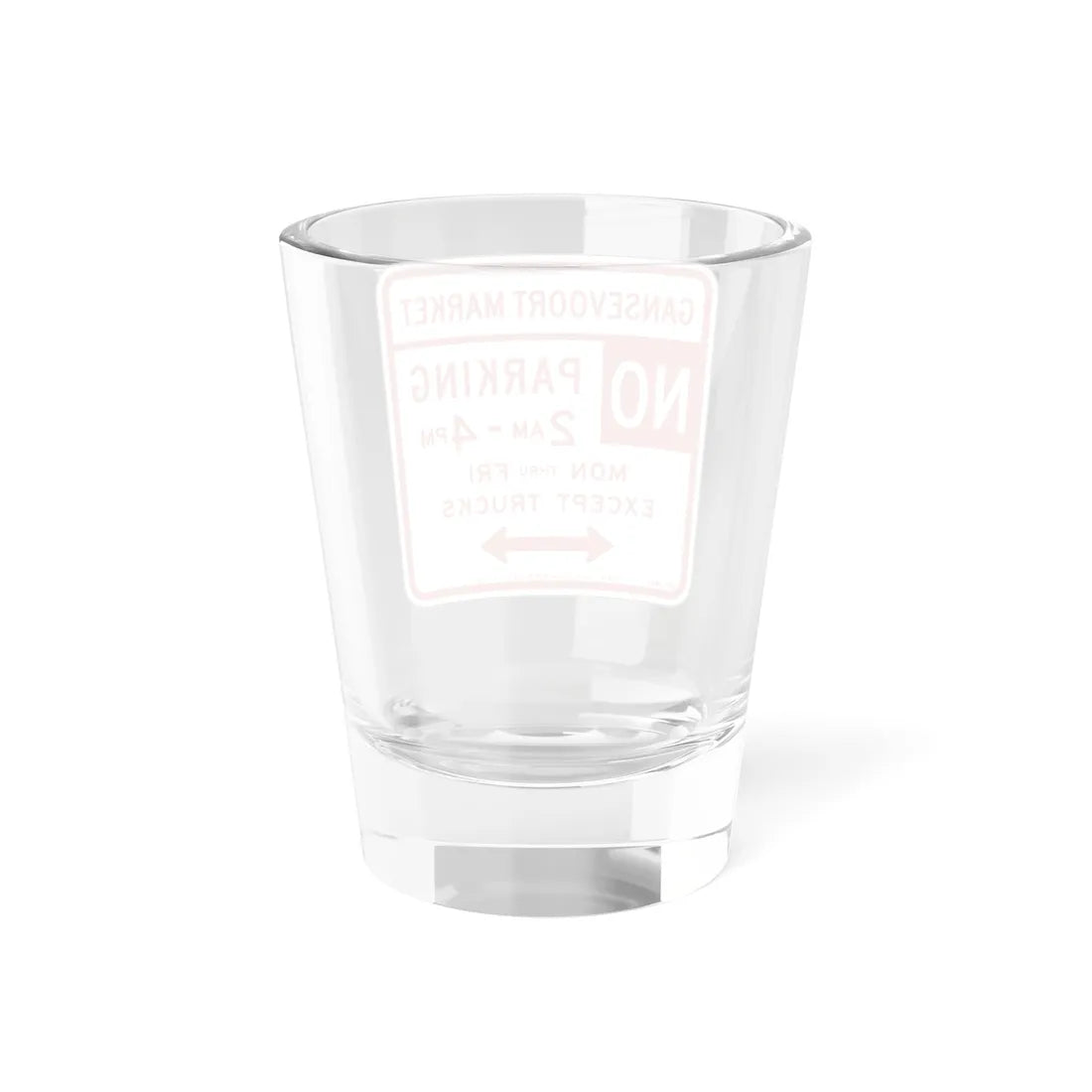 NYCDOT SC-346C (New York) (Road Sign) Shot Glass 1.5oz - Go Mug Yourself