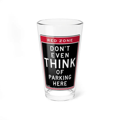 NYCDOT SP-145C (New York) (Road Sign) Pint Glass 16oz 16oz - Go Mug Yourself