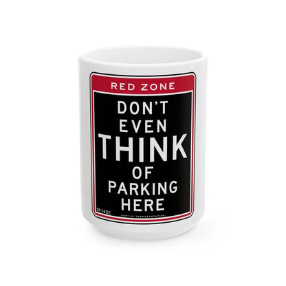 NYCDOT SP-145C (New York) (Road Sign) White Coffee Mug 15oz - Go Mug Yourself