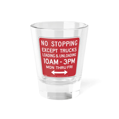 NYCDOT SP-584B (New York) (Road Sign) Shot Glass 1.5oz 1.5oz - Go Mug Yourself