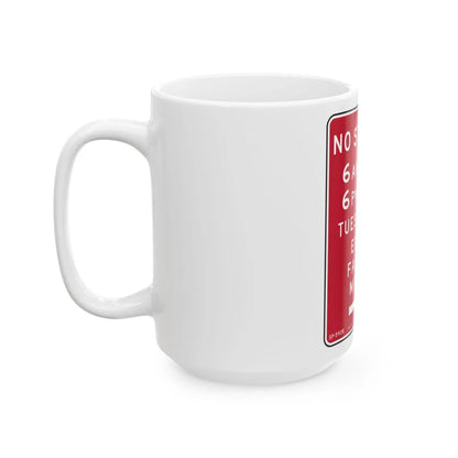 NYCDOT SP-592B (New York) (Road Sign) White Coffee Mug - Go Mug Yourself