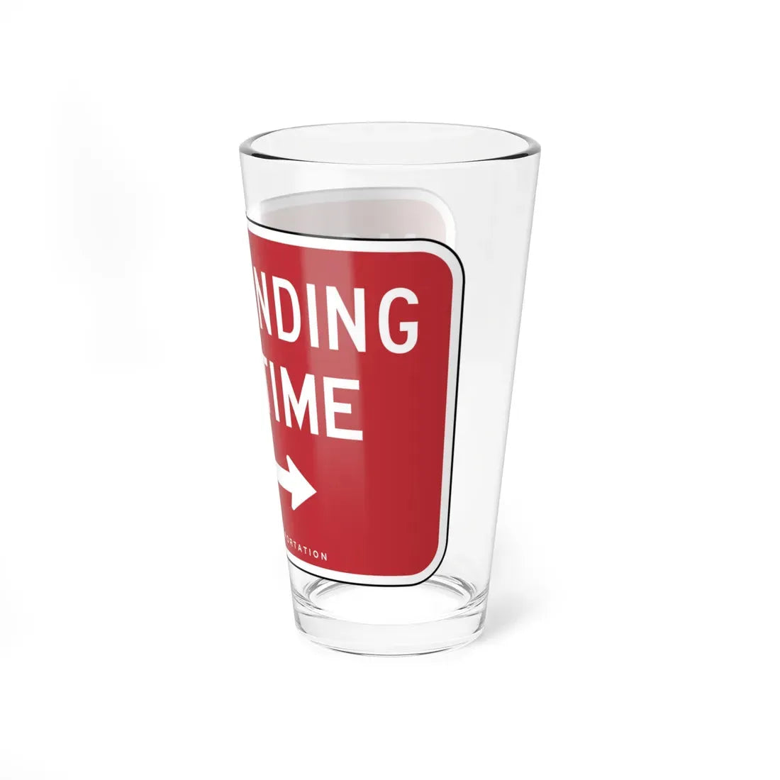 NYCDOT SP10-B (New York) (Road Sign) Pint Glass 16oz - Go Mug Yourself