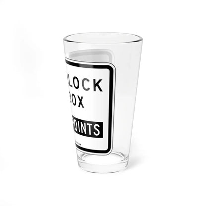 NYCDOT SR-1258 (New York) (Road Sign) Pint Glass 16oz - Go Mug Yourself