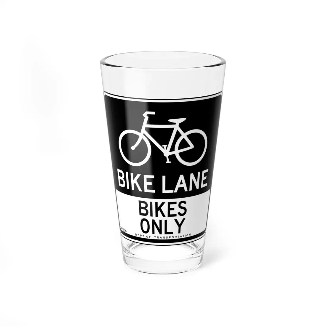 NYCDOT SR-1436 (New York) (Road Sign) Pint Glass 16oz 16oz - Go Mug Yourself