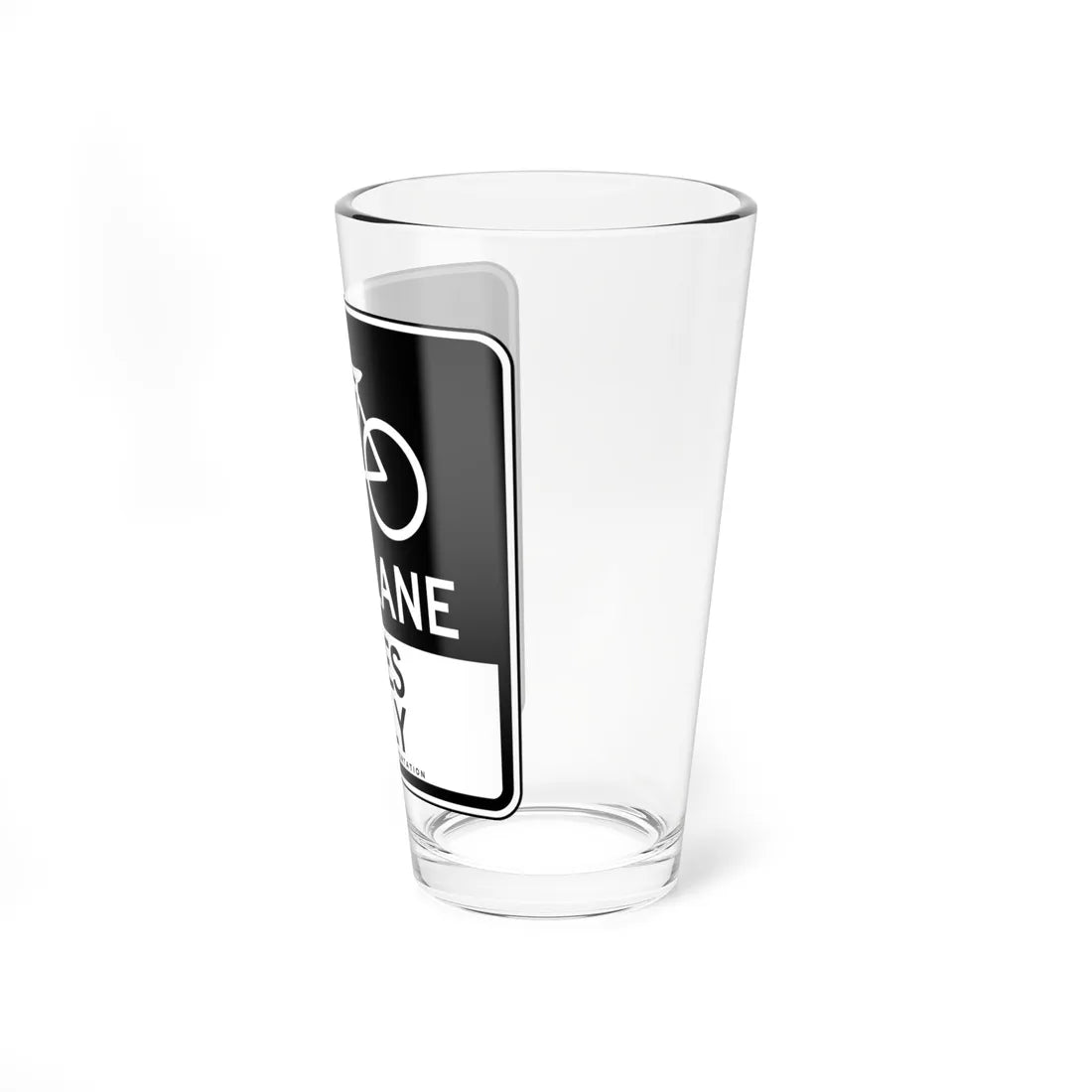 NYCDOT SR-1436 (New York) (Road Sign) Pint Glss 16oz - Go Mug Yourself