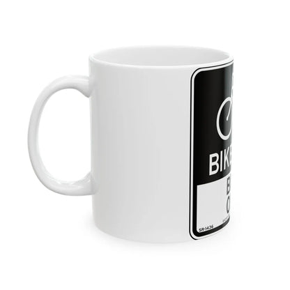 NYCDOT SR-1436 (New York) (Road Sign) White Coffee Mug - Go Mug Yourself