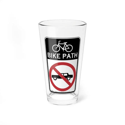 NYCDOT SR-1801 (New York) (Road Sign) Pint Glass 16oz 16oz - Go Mug Yourself