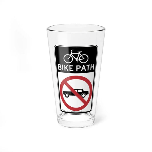 NYCDOT SR-1801 (New York) (Road Sign) Pint Glass 16oz 16oz - Go Mug Yourself