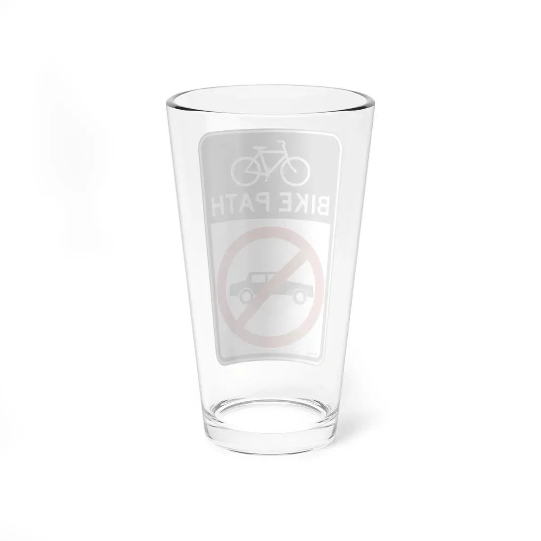 NYCDOT SR-1801 (New York) (Road Sign) Pint Glass 16oz - Go Mug Yourself