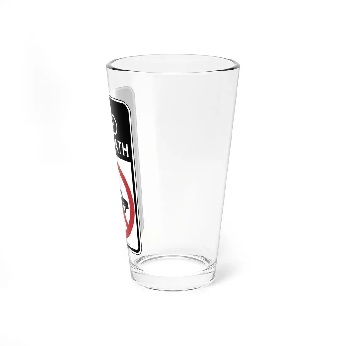 NYCDOT SR-1801 (New York) (Road Sign) Pint Glass 16oz - Go Mug Yourself