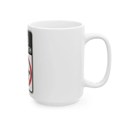 NYCDOT SR-1801 (New York) (Road Sign) White Coffee Mug - Go Mug Yourself