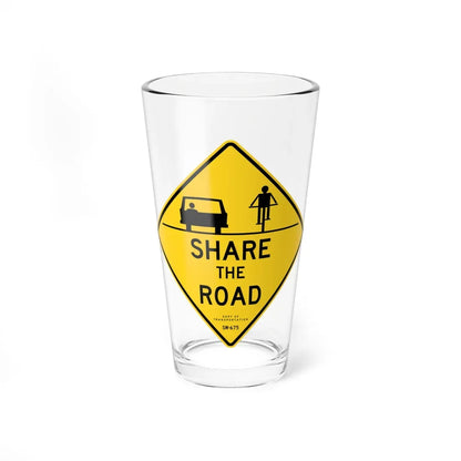 NYCDOT SW-675 (New York) (Road Sign) Pint Glass 16oz 16oz - Go Mug Yourself