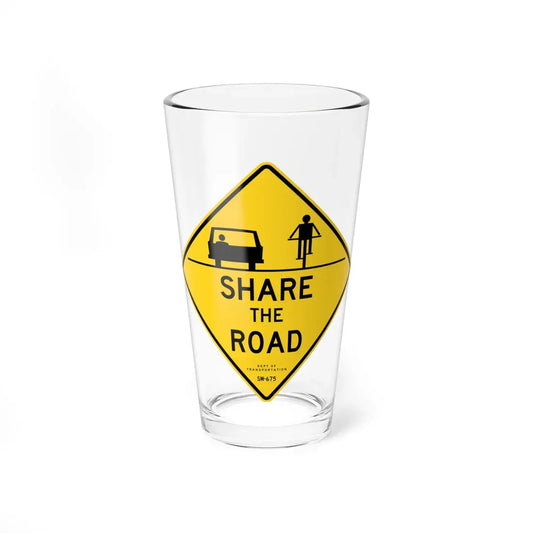 NYCDOT SW-675 (New York) (Road Sign) Pint Glass 16oz 16oz - Go Mug Yourself