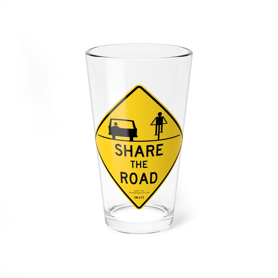NYCDOT SW-675 (New York) (Road Sign) Pint Glss 16oz 16oz - Go Mug Yourself