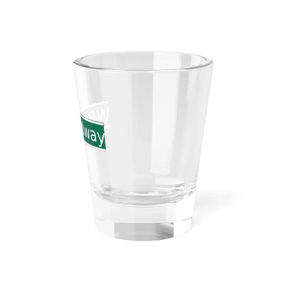 NYCDOT West Broadway Sign (New York) (Road Sign) Shot Glass 1.5oz - Go Mug Yourself