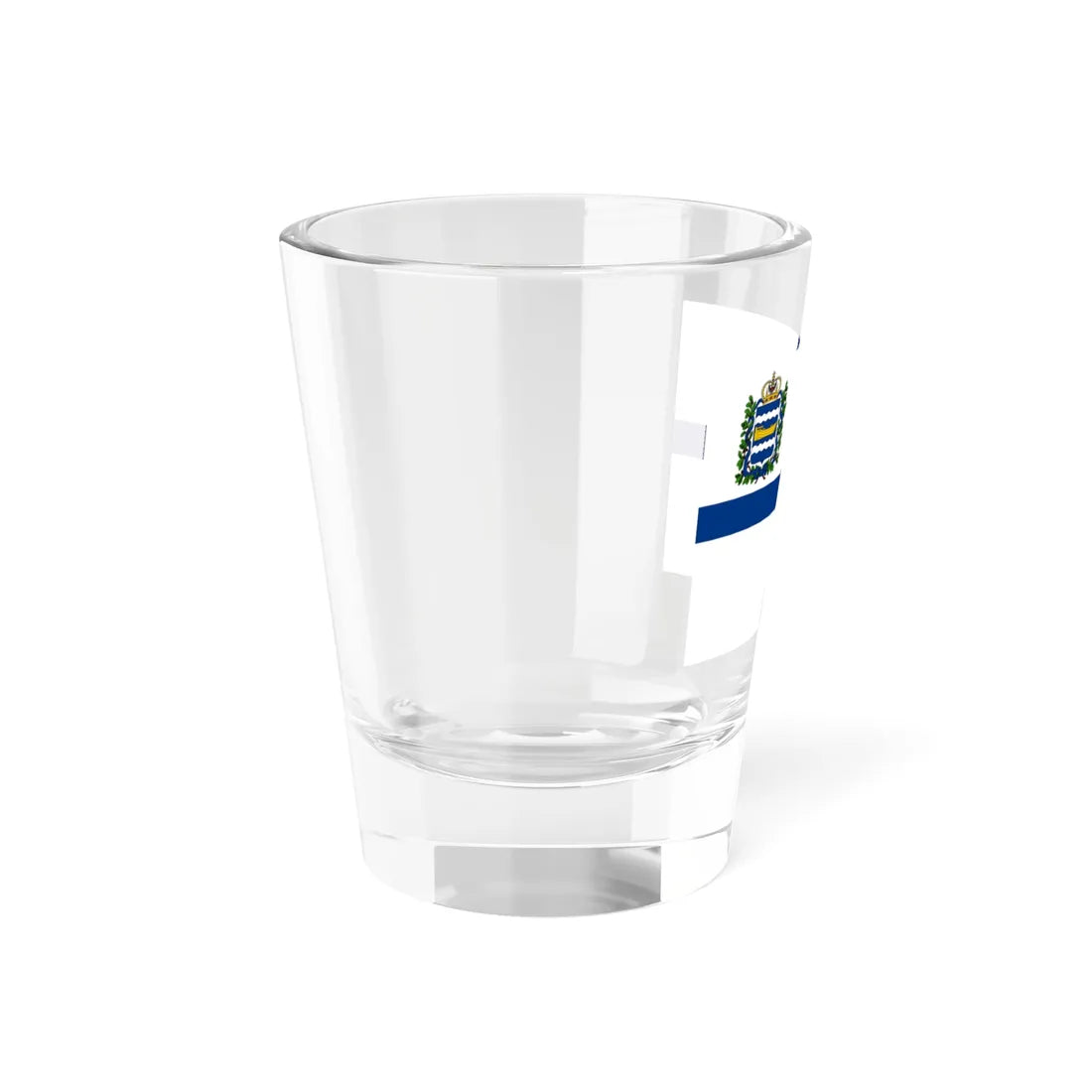 Nyländska Jaktklubben flag 1861-1900 (Finland) Shot Glass 1.5oz - Go Mug Yourself