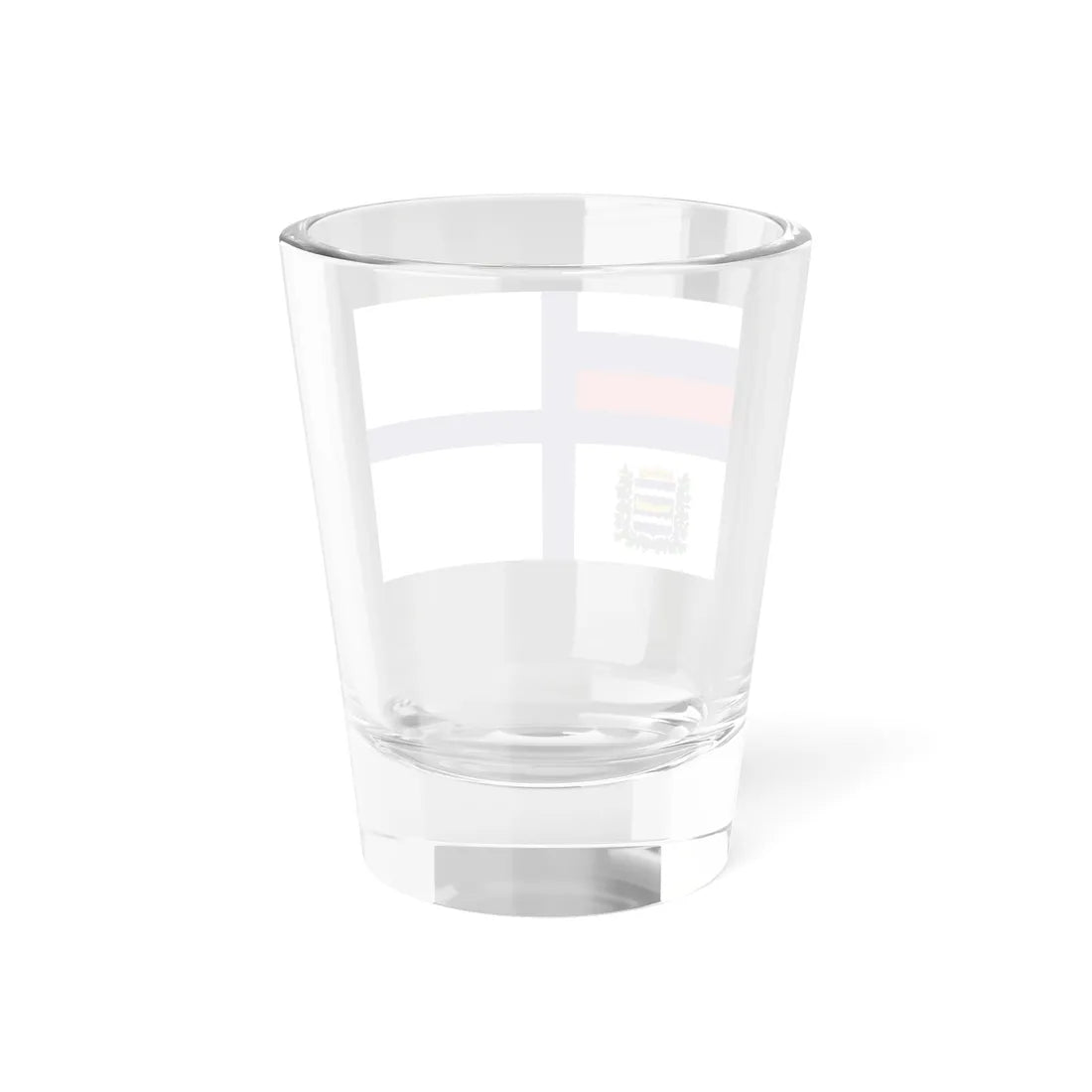 Nyländska Jaktklubben flag 1910-1917 (Finland) Shot Glass 1.5oz - Go Mug Yourself