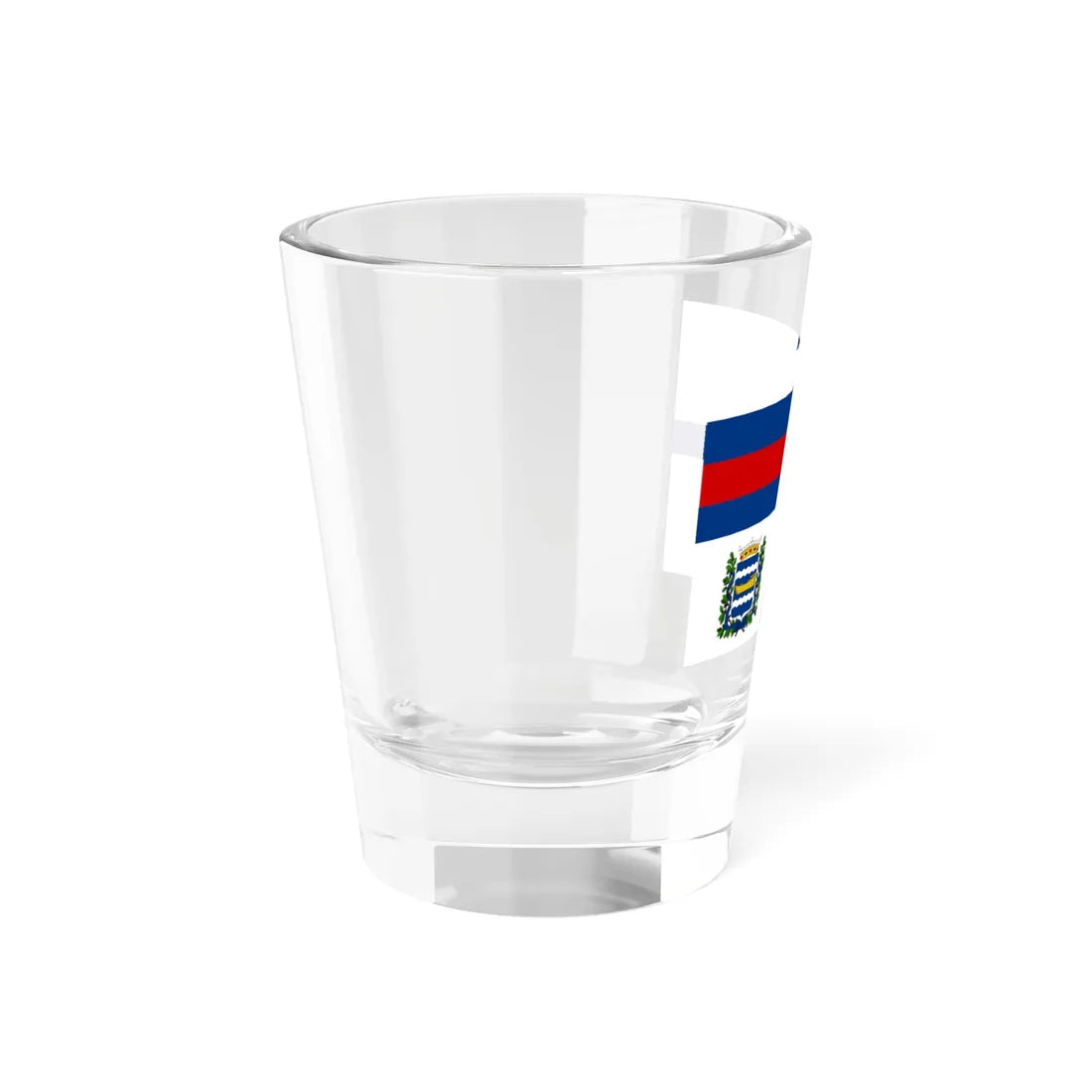 Nyländska Jaktklubben flag 1910-1917 (Finland) Shot Glass 1.5oz - Go Mug Yourself