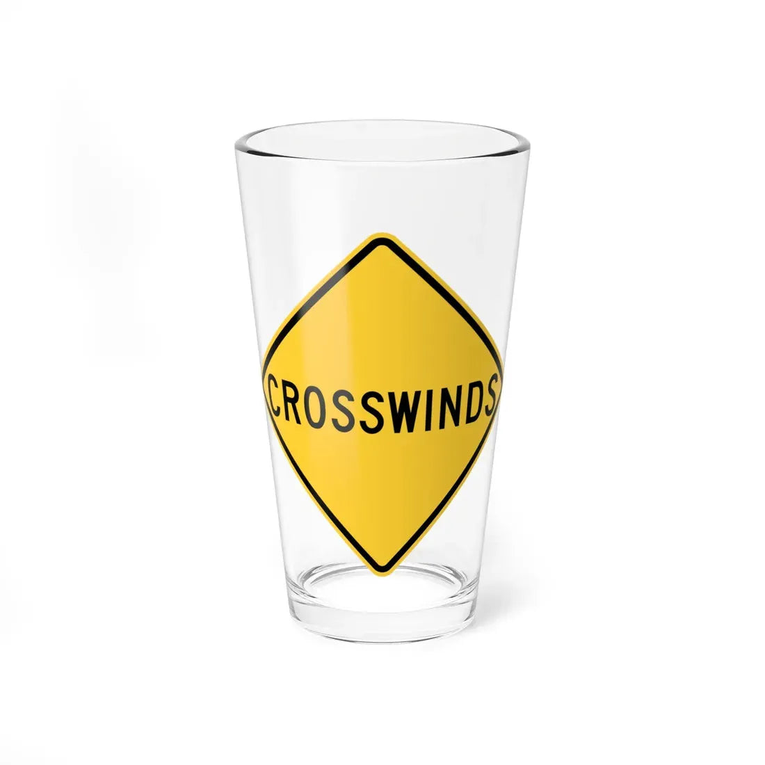 NYS NYW7-16 (New York) (Road Sign) Pint Glass 16oz 16oz - Go Mug Yourself