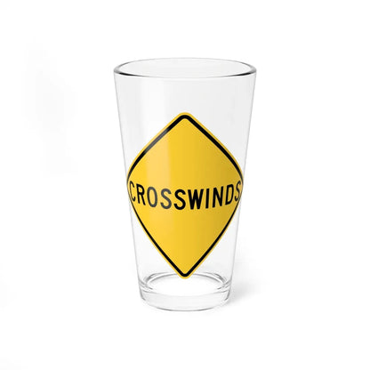 NYS NYW7-16 (New York) (Road Sign) Pint Glass 16oz 16oz - Go Mug Yourself