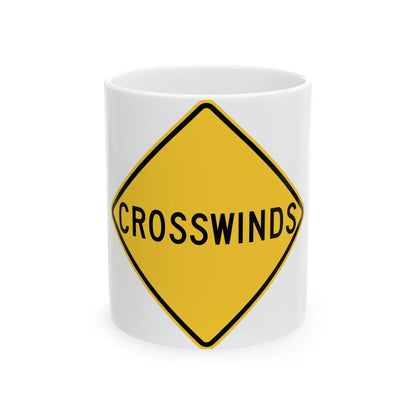 NYS NYW7-16 (New York) (Road Sign) White Coffee Mug 11oz - Go Mug Yourself