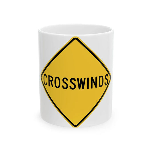 NYS NYW7-16 (New York) (Road Sign) White Coffee Mug 11oz - Go Mug Yourself