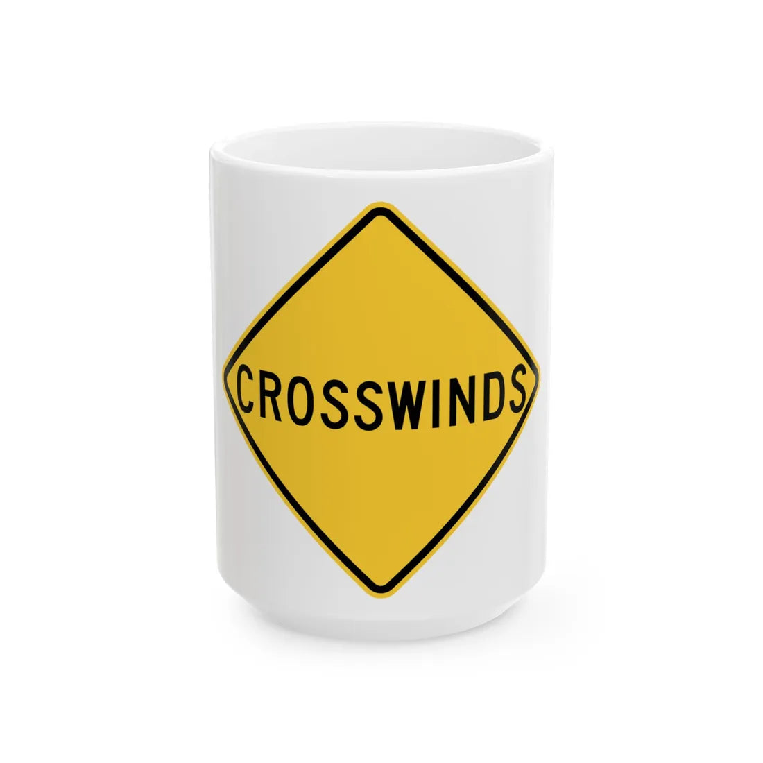 NYS NYW7-16 (New York) (Road Sign) White Coffee Mug 15oz - Go Mug Yourself