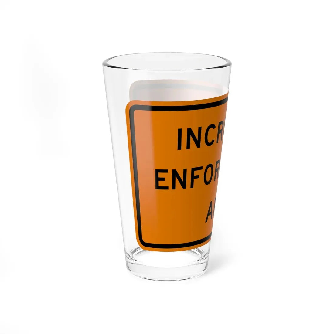 NYS NYW8-46 (New York) (Road Sign) Pint Glass 16oz - Go Mug Yourself