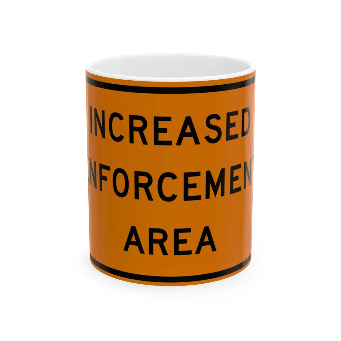 NYS NYW8-46 (New York) (Road Sign) White Coffee Mug 11oz - Go Mug Yourself
