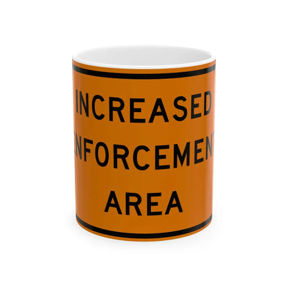 NYS NYW8-46 (New York) (Road Sign) White Coffee Mug 11oz - Go Mug Yourself