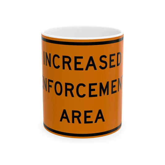 NYS NYW8-46 (New York) (Road Sign) White Coffee Mug 11oz - Go Mug Yourself