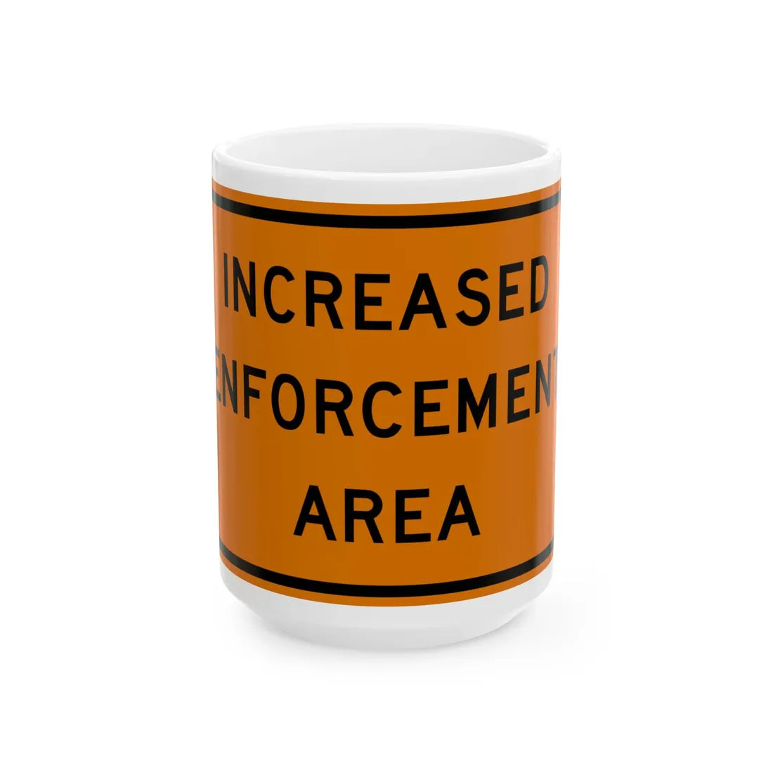 NYS NYW8-46 (New York) (Road Sign) White Coffee Mug 15oz - Go Mug Yourself
