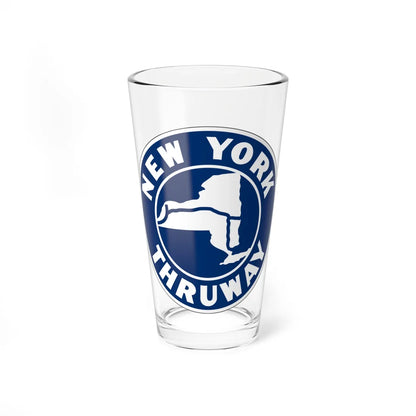 NYS Thruway Sign (New York) (Road Sign) Pint Glass 16oz 16oz - Go Mug Yourself