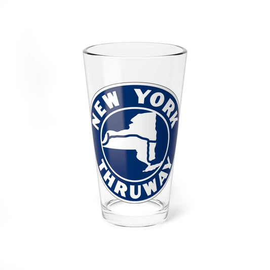NYS Thruway Sign (New York) (Road Sign) Pint Glass 16oz 16oz - Go Mug Yourself