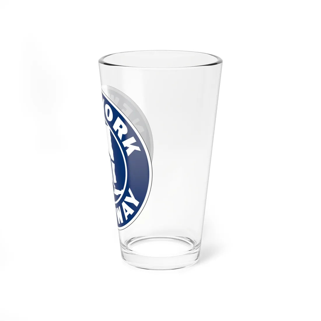 NYS Thruway Sign (New York) (Road Sign) Pint Glass 16oz - Go Mug Yourself