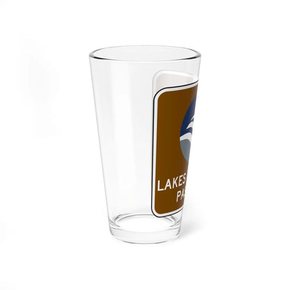 NYSDOT NYM18-3 (New York) (Road Sign) Pint Glass 16oz - Go Mug Yourself