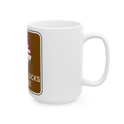 NYSDOT NYM18-3 (New York) (Road Sign) White Coffee Mug - Go Mug Yourself
