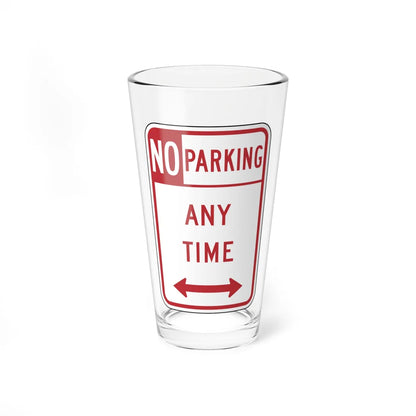 NYSDOT NYP1-2 (New York) (Road Sign) Pint Glass 16oz 16oz - Go Mug Yourself