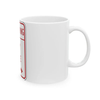 NYSDOT NYP1-2 (New York) (Road Sign) White Coffee Mug - Go Mug Yourself