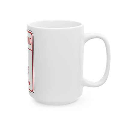 NYSDOT NYP1-2 (New York) (Road Sign) White Coffee Mug - Go Mug Yourself