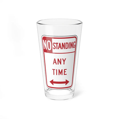 NYSDOT NYP1-5 (New York) (Road Sign) Pint Glass 16oz 16oz - Go Mug Yourself