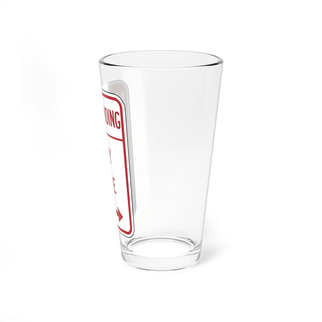 NYSDOT NYP1-5 (New York) (Road Sign) Pint Glass 16oz - Go Mug Yourself