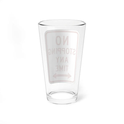 NYSDOT NYP1-7 (New York) (Road Sign) Pint Glass 16oz - Go Mug Yourself