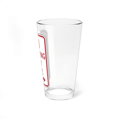 NYSDOT NYP1-7 (New York) (Road Sign) Pint Glass 16oz - Go Mug Yourself