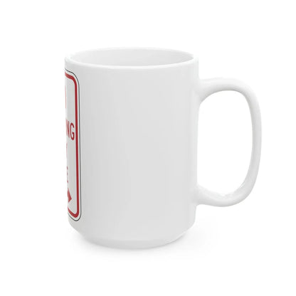 NYSDOT NYP1-7 (New York) (Road Sign) White Coffee Mug - Go Mug Yourself